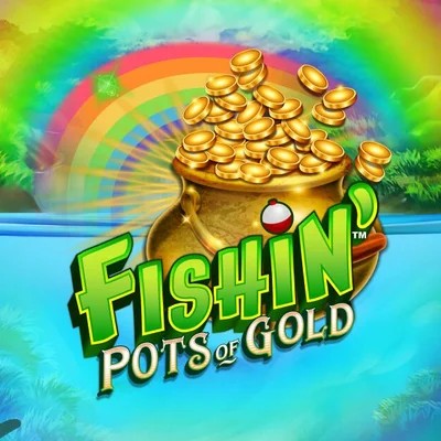 Fishin Pots Of Gold casino game by Gameburger Studios – featured logo at Spinstein Casino