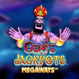 Genie Jackpots Megaways logo – Jackpots by Blueprint Gaming at Spinstein Casino