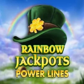 Rainbow Jackpots Power Lines slot icon by Red Tiger Gaming, available at Spinstein Casino
