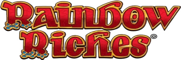 Slingo Rainbow Riches logo by Gaming Realms at Spinstein Casino